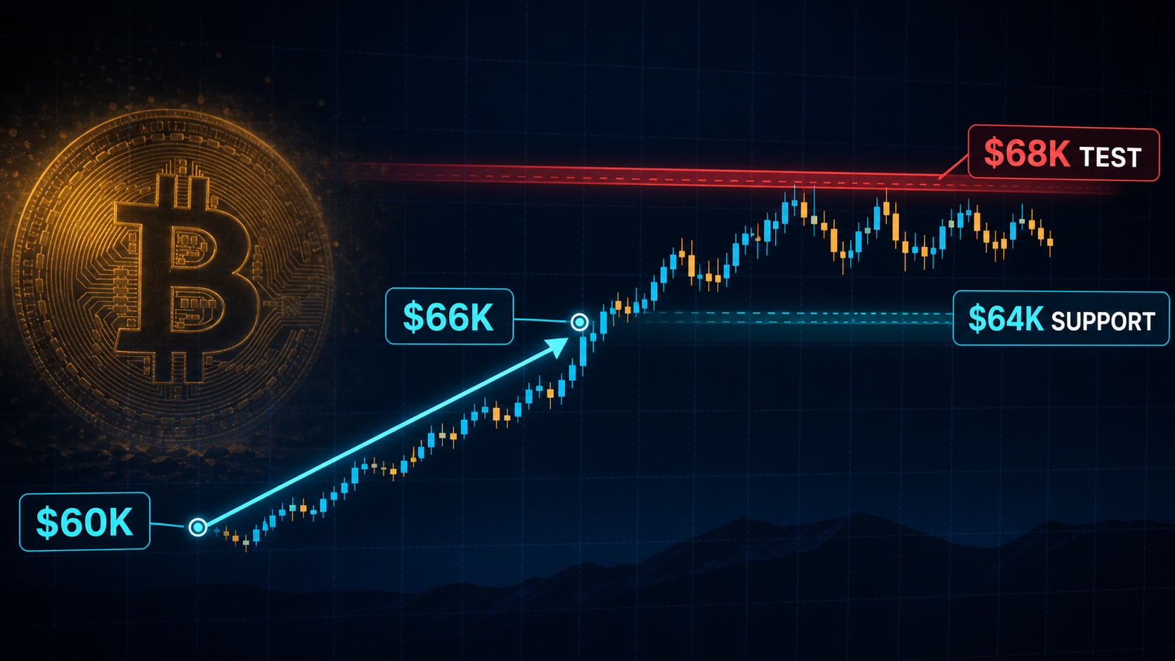 Bitcoin Is Stuck Near $65K on July 24, 2026. Watch $68K.